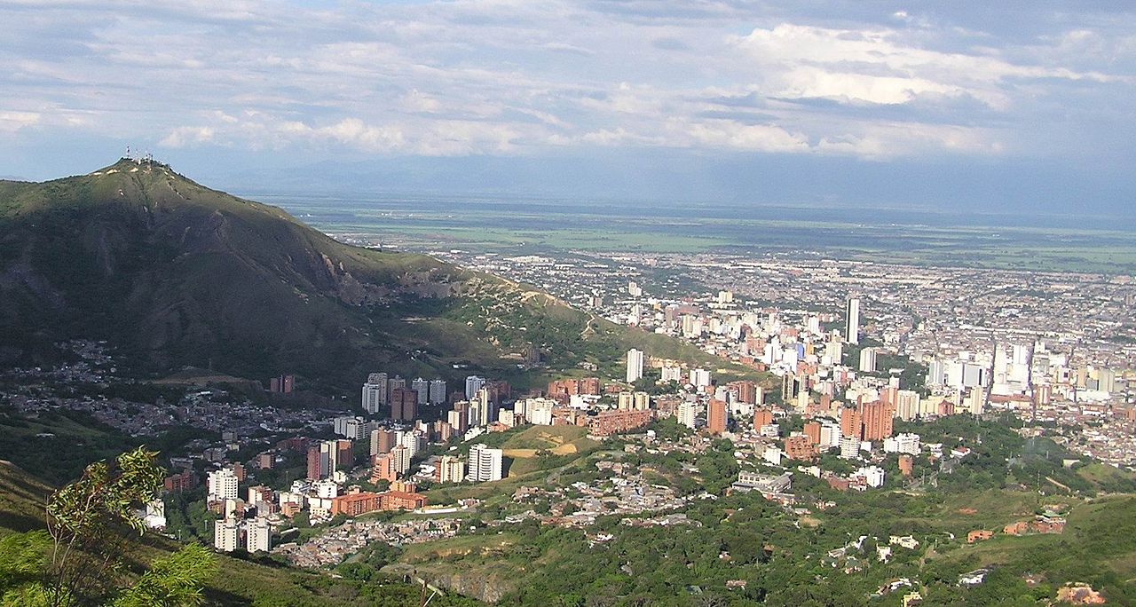 This view of the city was taken from the Cristo Rey in Cali Colombia. 
